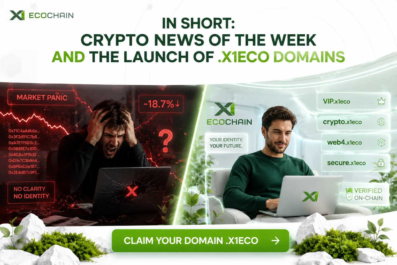 In Short: Crypto News of the Week and the Launch of .x1eco Domains