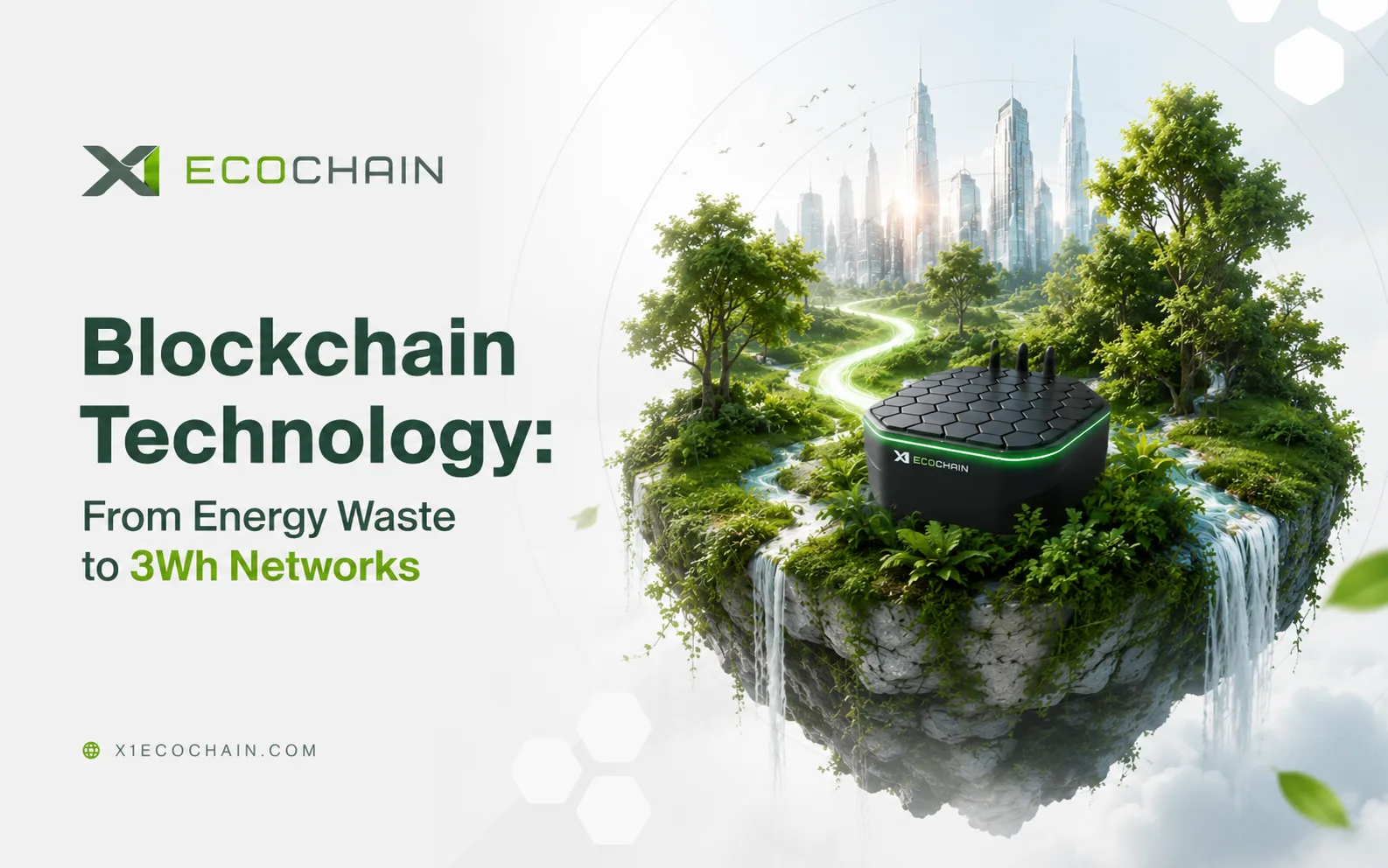 Blockchain Technology: From Energy Waste to 3Wh Networks