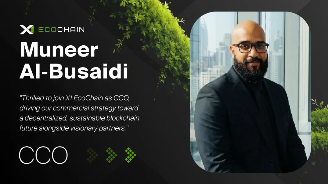 Meet the CCO of X1 EcoСhain: Muneer Al‑Busaidi